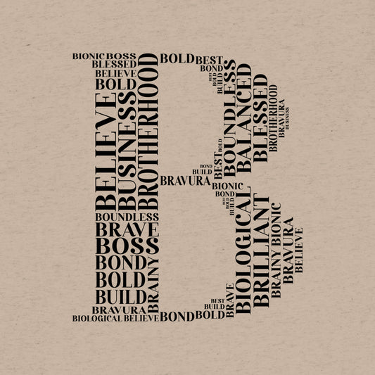 The "B" | Tri-Blend T