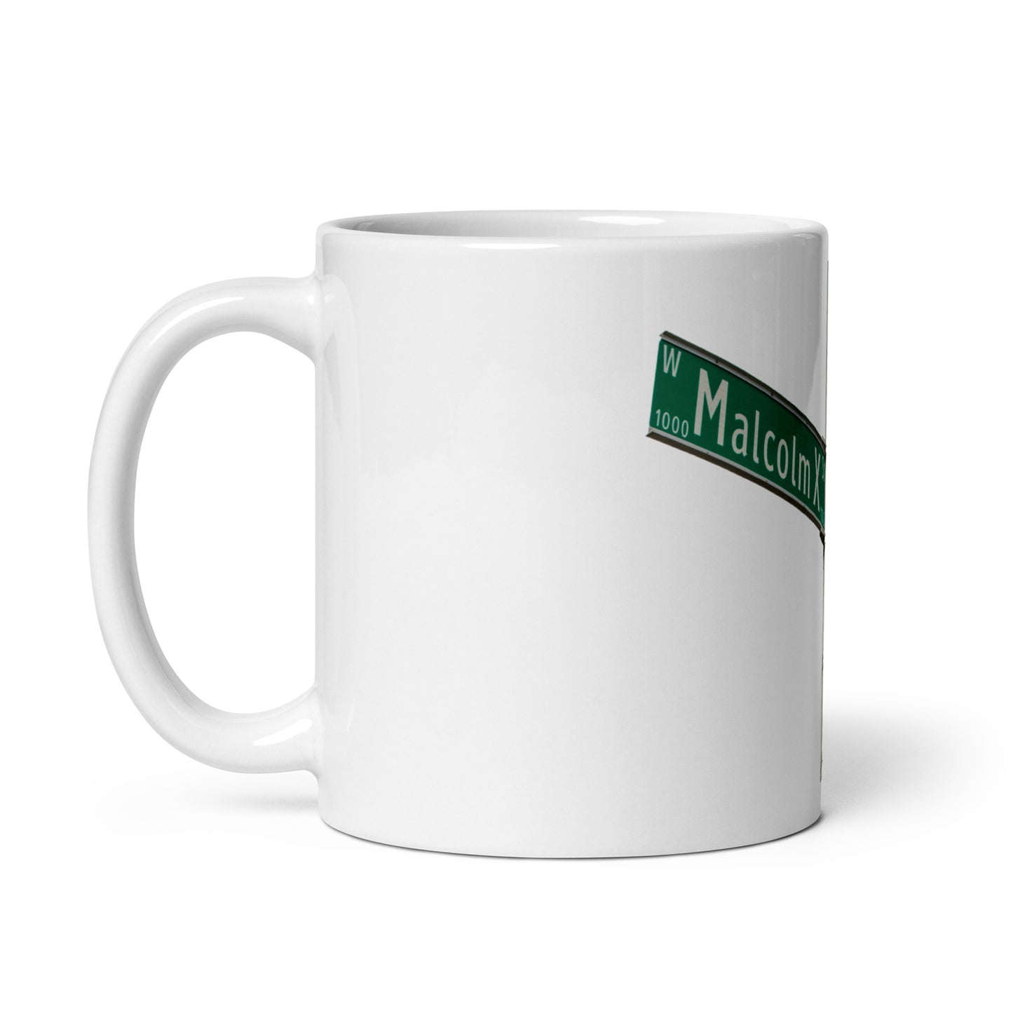 White Glossy Mug | The Corner - MLK - X - BLVD