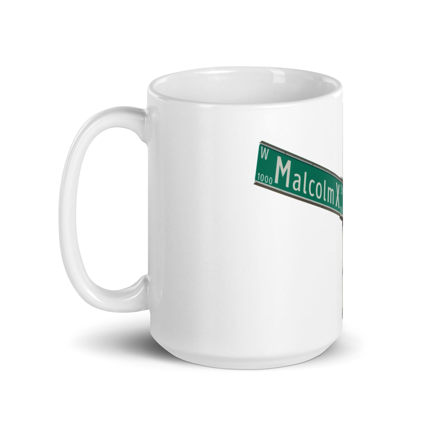 White Glossy Mug | The Corner - MLK - X - BLVD