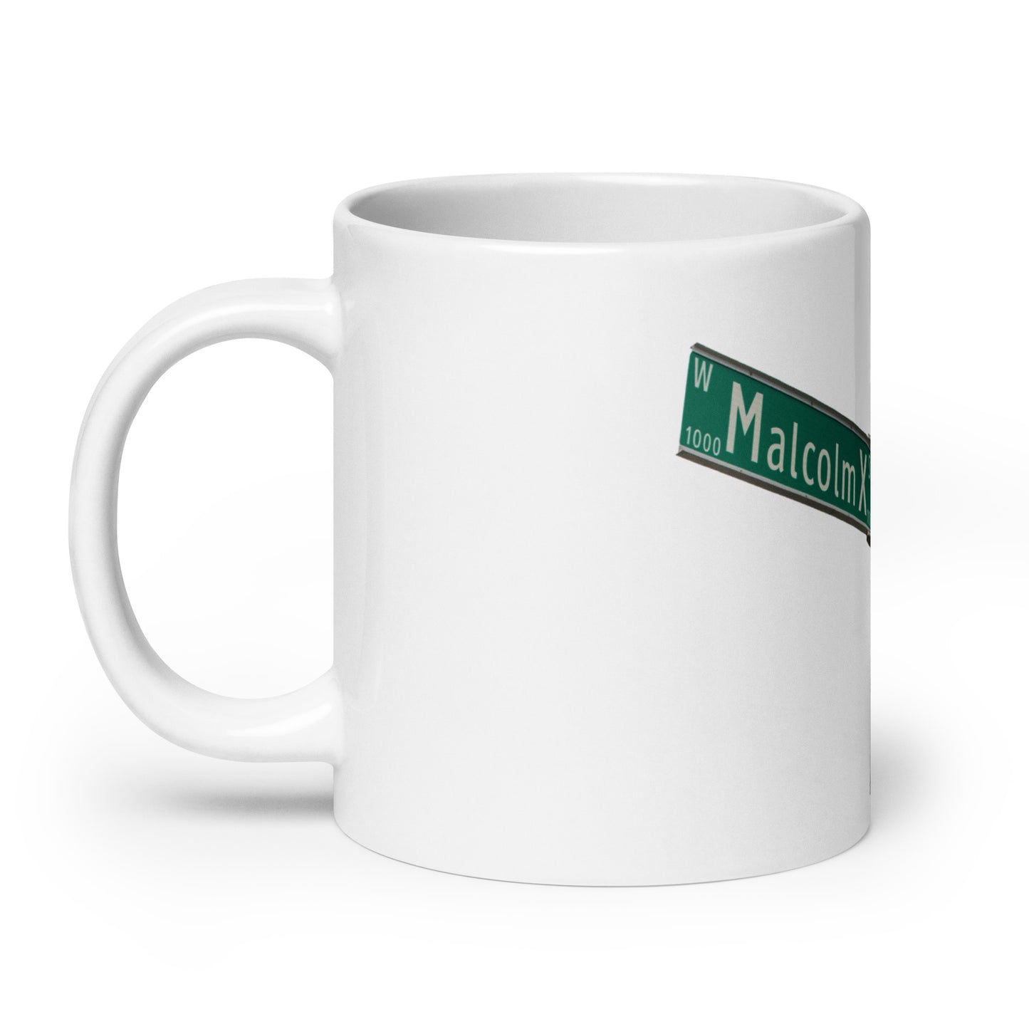 White Glossy Mug | The Corner - MLK - X - BLVD
