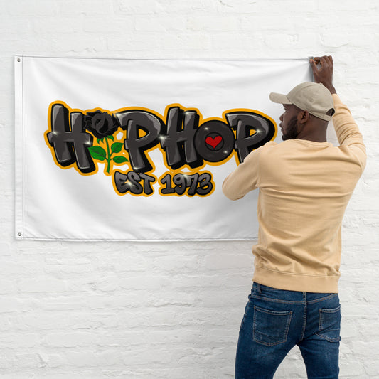 Celebration Flag | Hip Hop - Est. 1973 | Black Print
