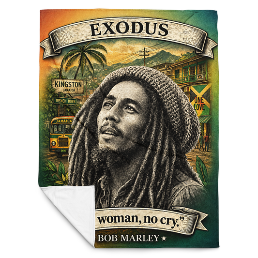 Exodus – No Woman No Cry | Throw Blanket - 60"x80"