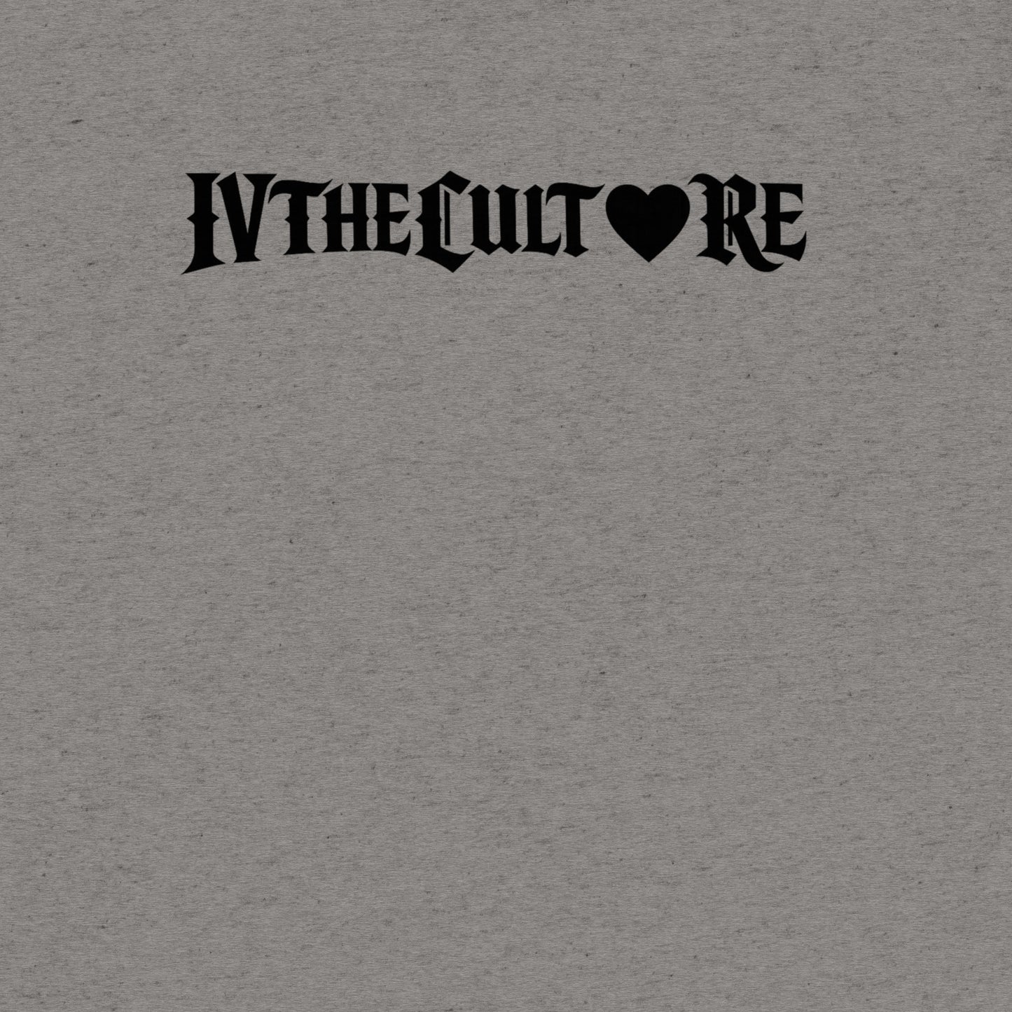 IVTHECULT🖤RE | BLK - Ole' E Logo | Tri-Blend T